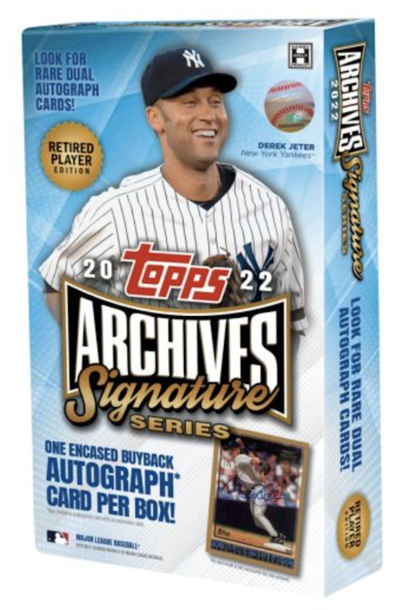 2022 Topps Archives Signature Series Retired Player Edition Baseball Hobby Box